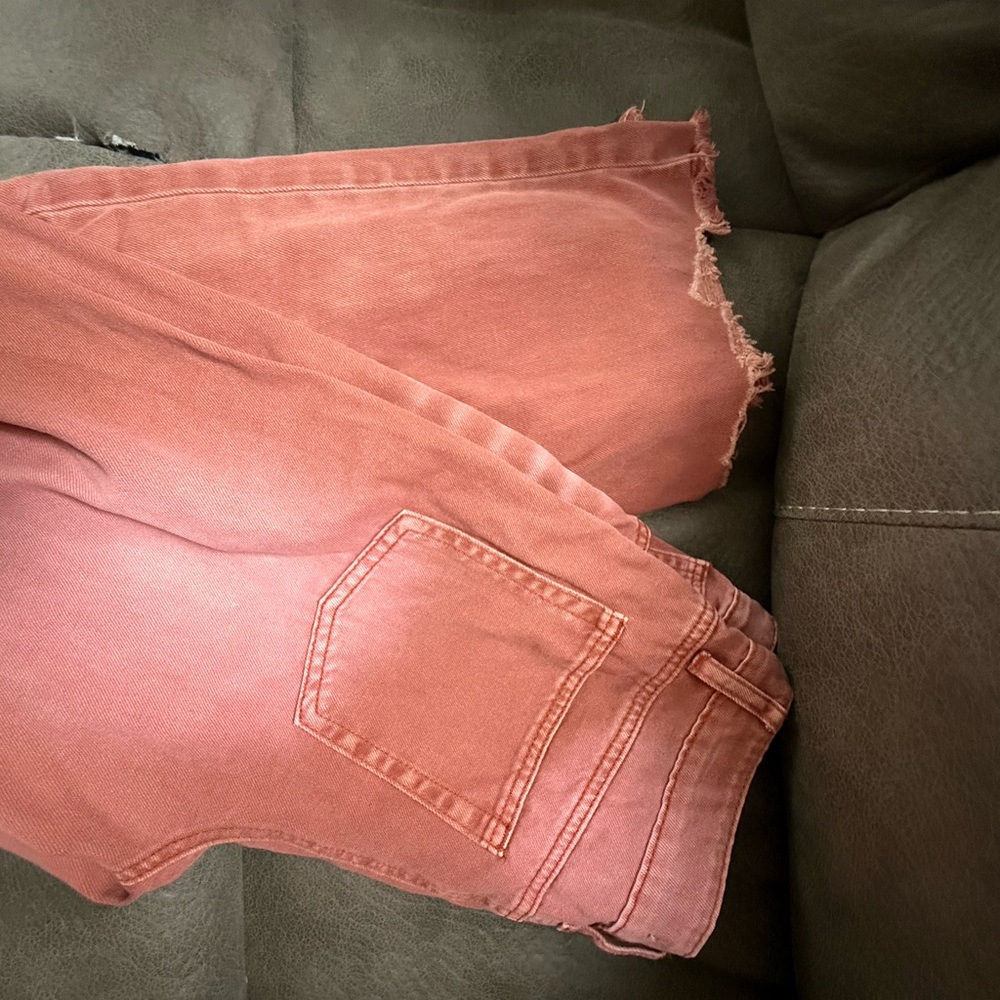 Zenana Outfitters High Rise Salmon Jeans